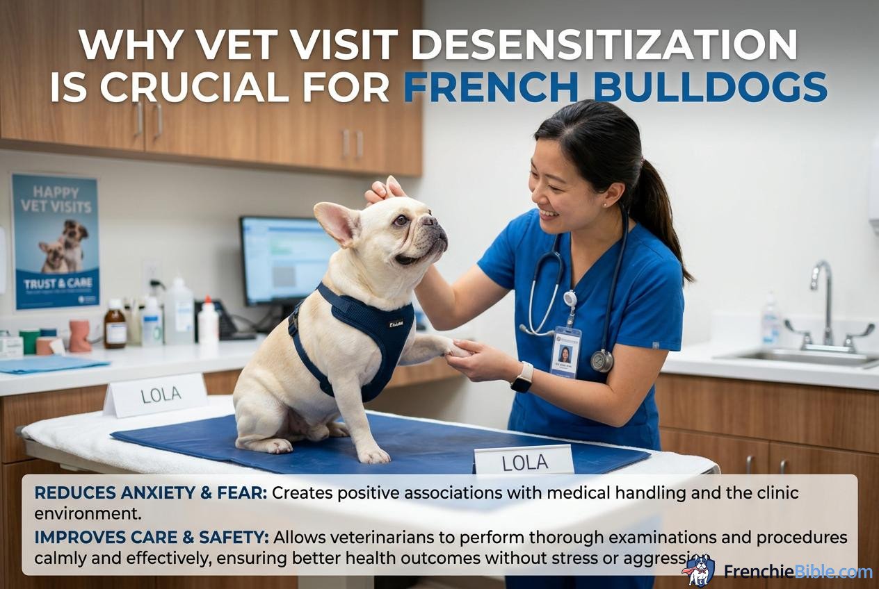 Why Vet Visit Desensitization is Crucial for French Bulldogs