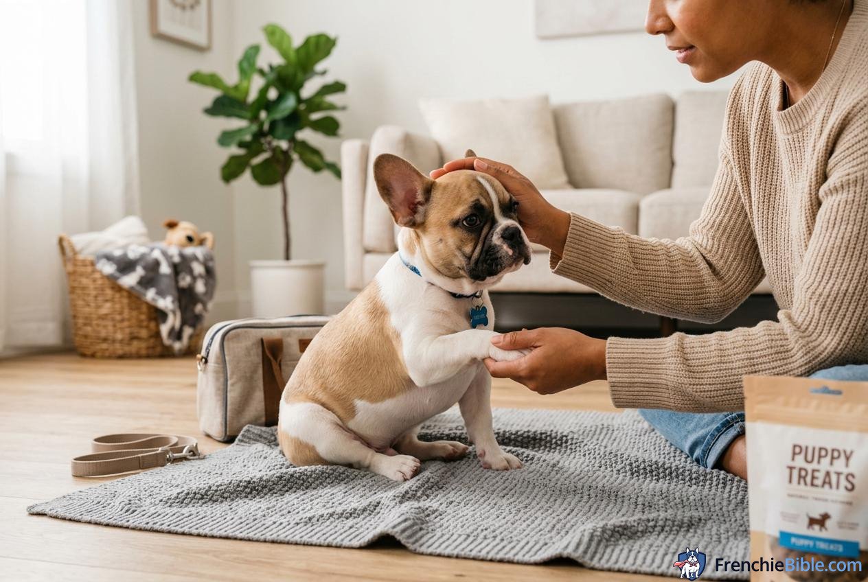 Starting at Home: Preparing Your Frenchie Puppy for Vet Handling