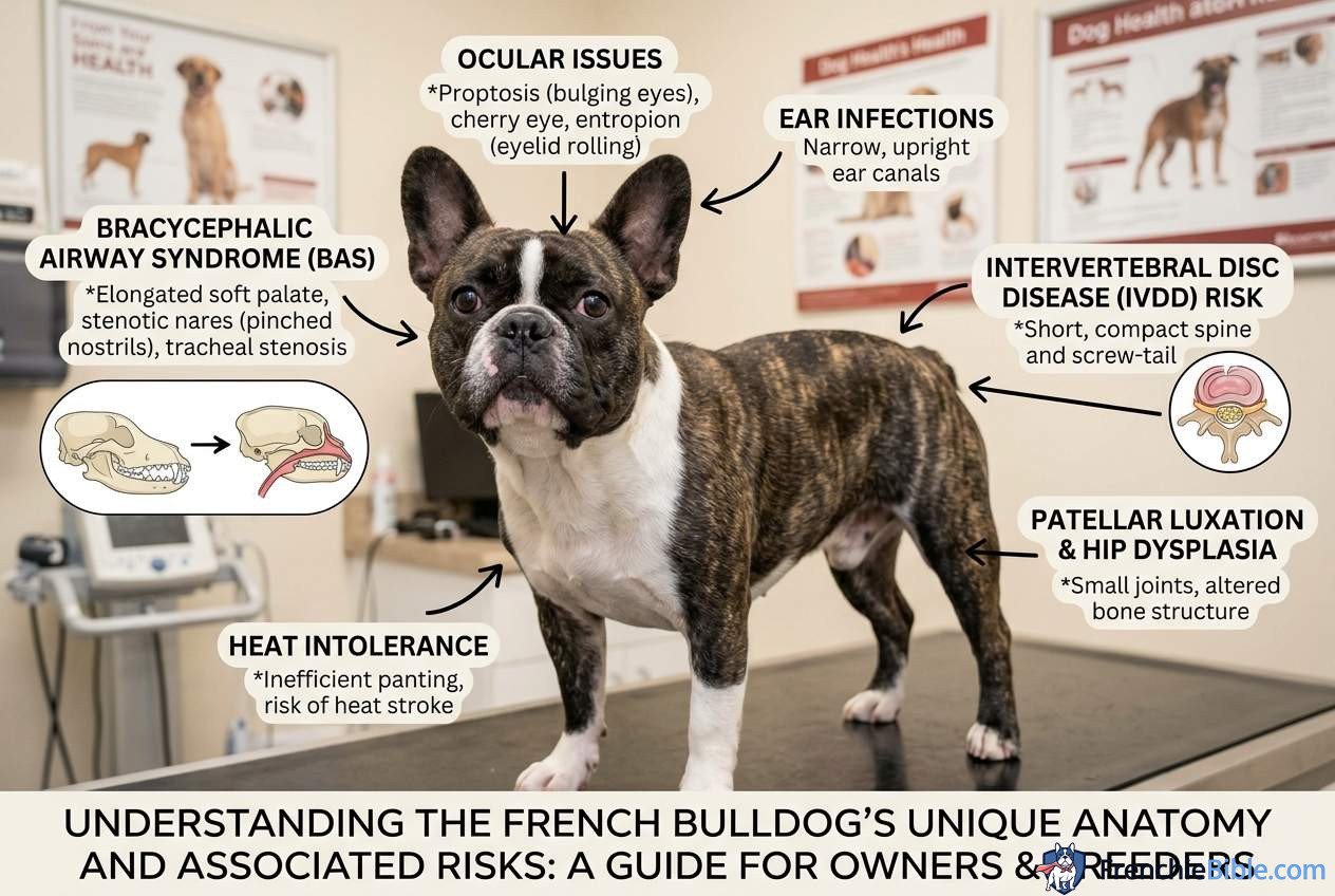 Understanding the French Bulldog's Unique Anatomy and Associated Risks