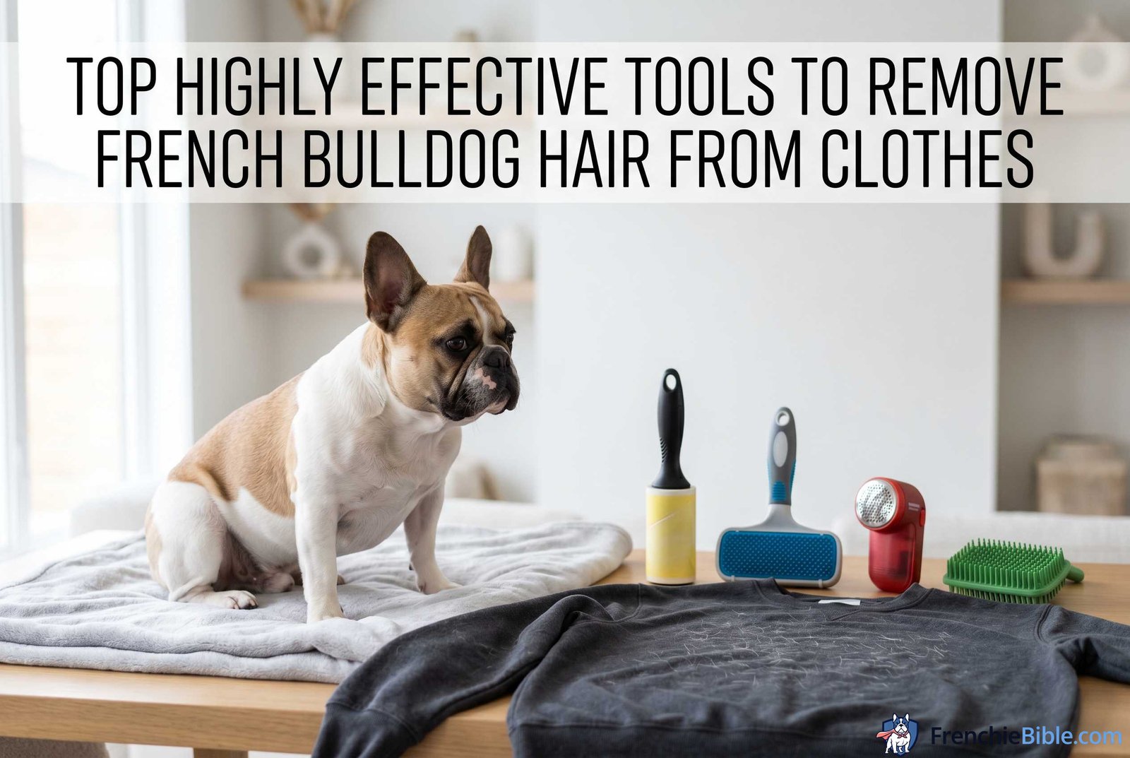 Top Highly Effective Tools to Remove French Bulldog Hair from Clothes