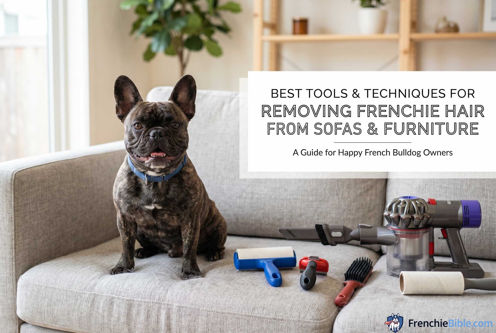 Best Tools and Techniques for Removing Frenchie Hair from Sofas and Furniture