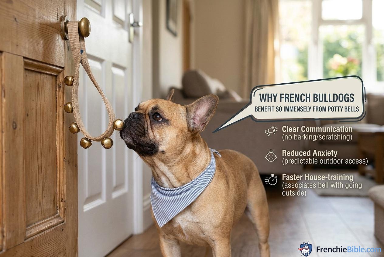Why French Bulldogs Benefit So Immensely from Potty Bells