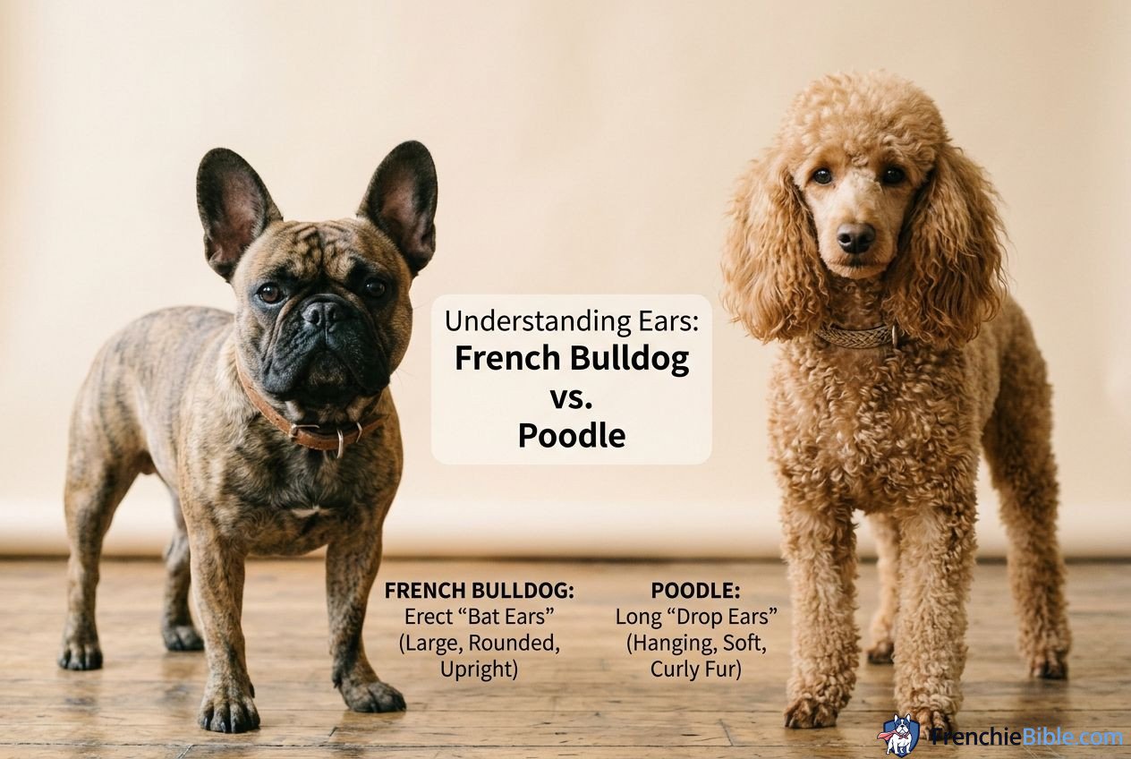 Understanding French Bulldog Ears vs. Poodle Ears