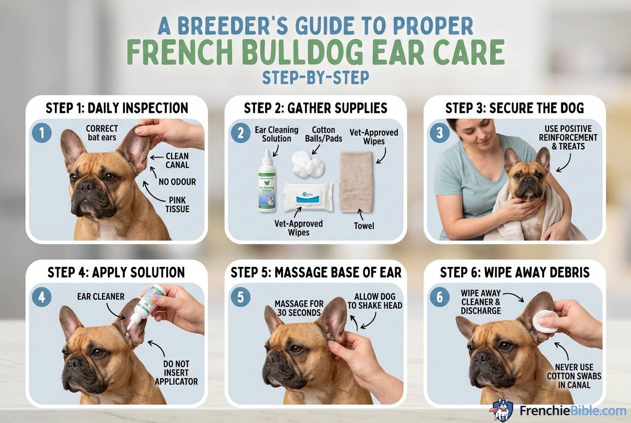 A Breeder's Guide to Proper French Bulldog Ear Care (Step-by-Step)