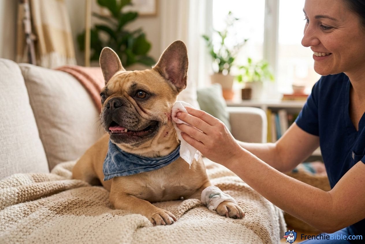 4. Localized Wet Compress Therapy: Tackling Face, Lip, and Paw Pustules
