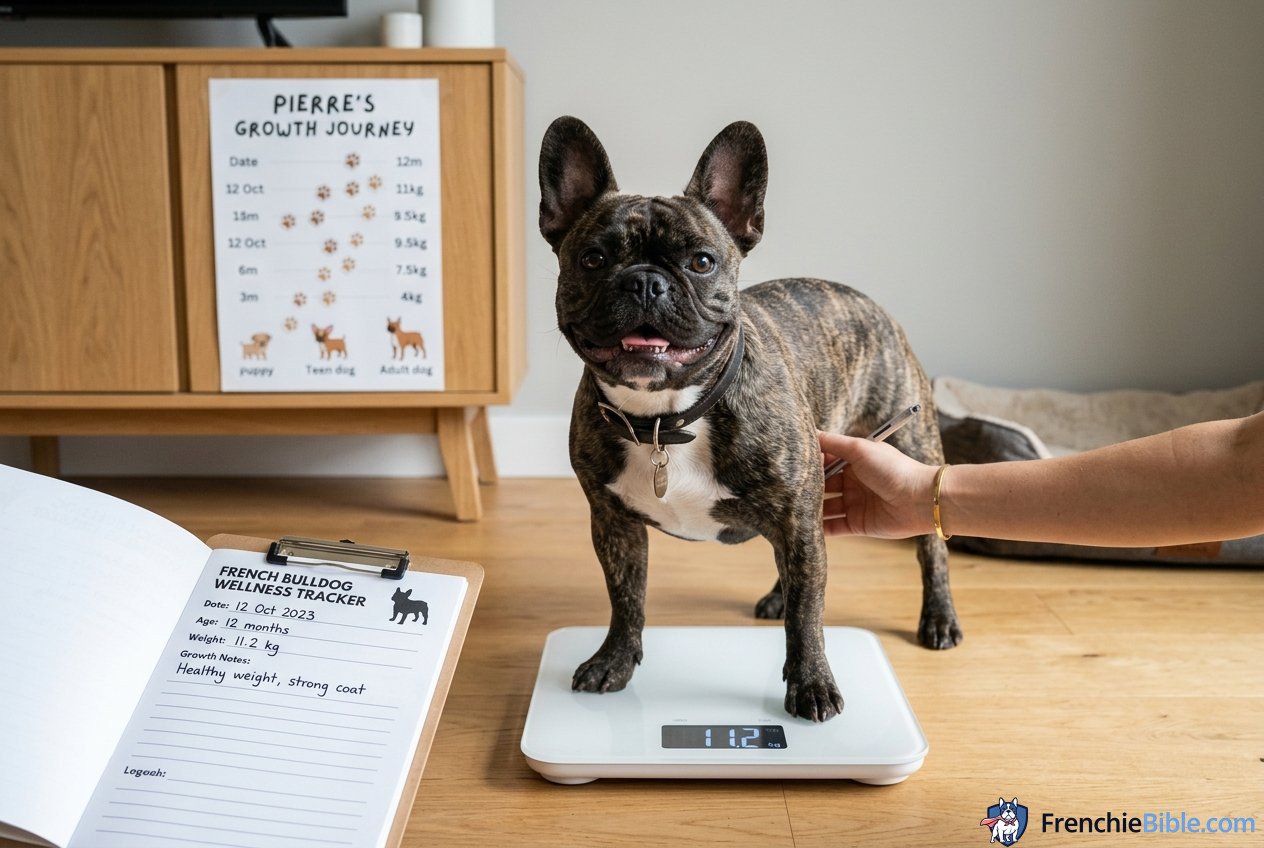 Tracking Your French Bulldog's Weight and Growth