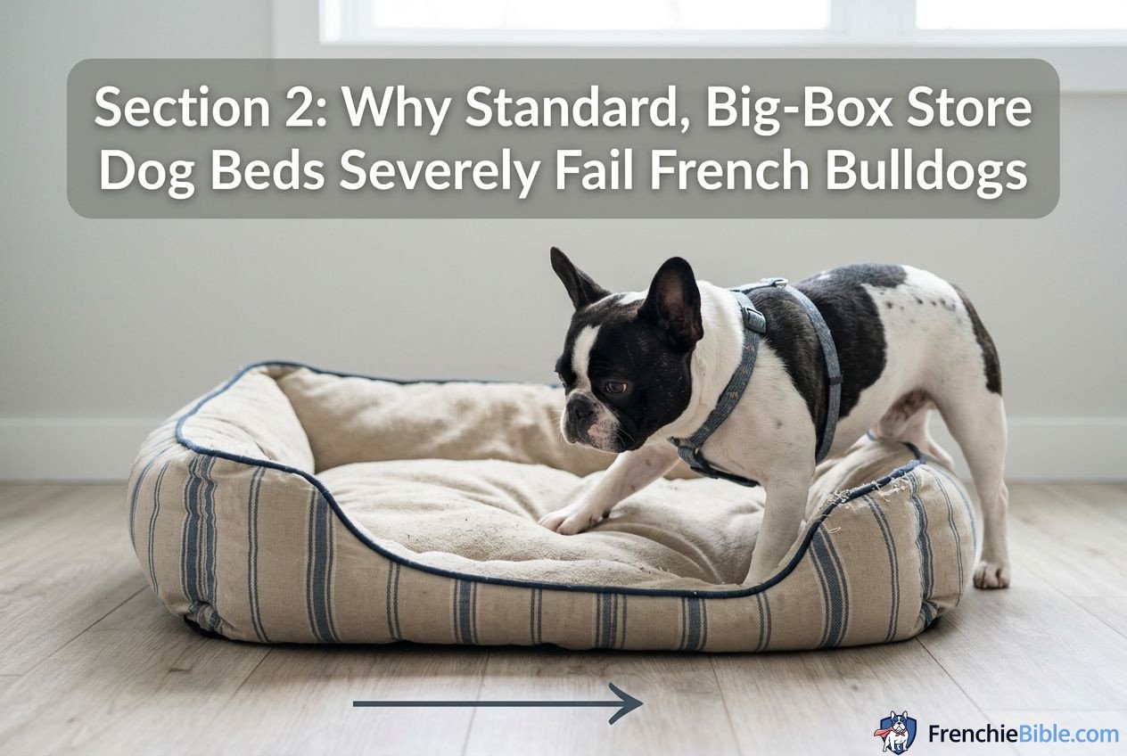 Section 2: Why Standard, Big-Box Store Dog Beds Severely Fail French Bulldogs