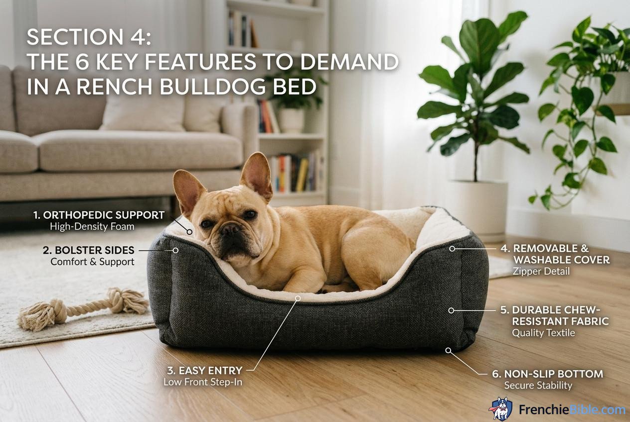 Section 4: The 6 Key Features to Demand in a French Bulldog Bed