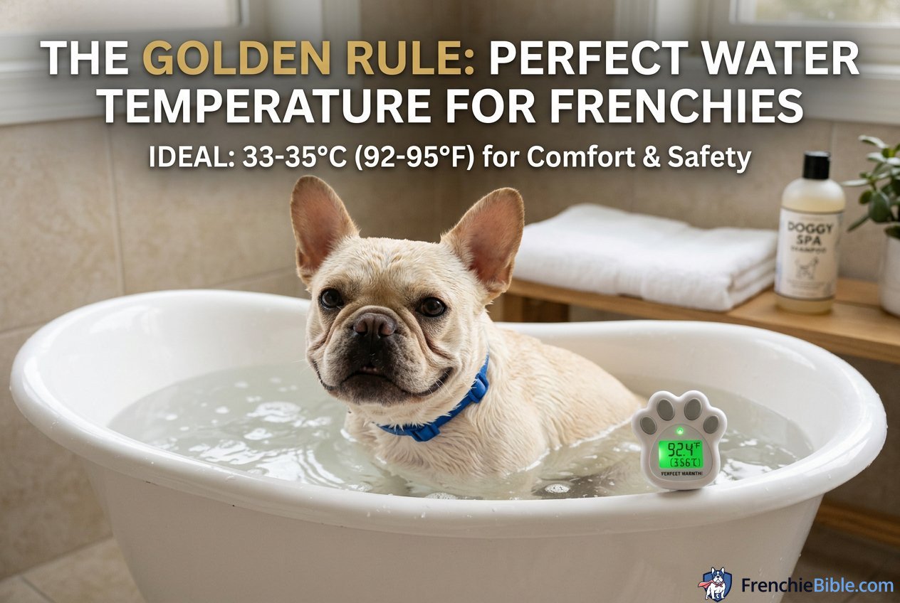 The Golden Rule: Perfect Water Temperature for Frenchies