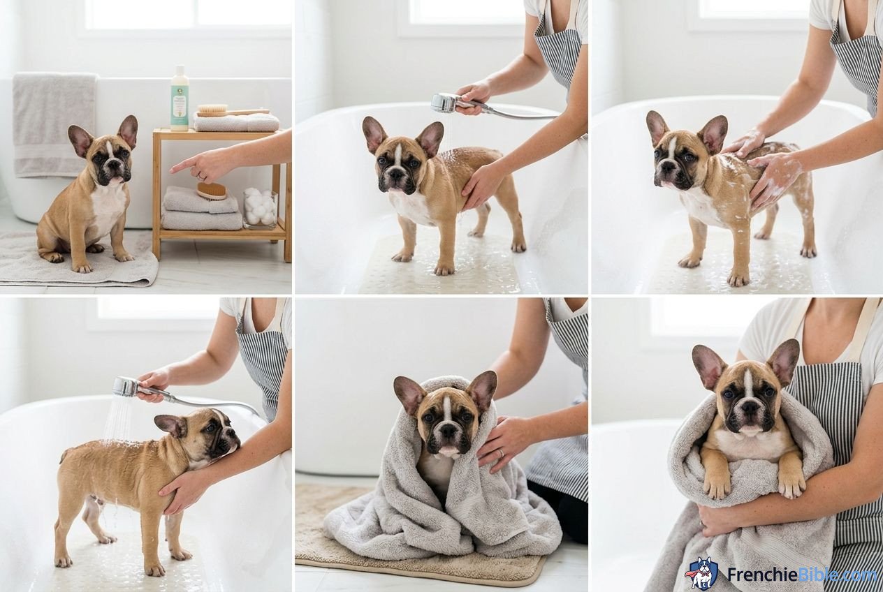 Step-by-Step Bathing Techniques for French Bulldog Puppies