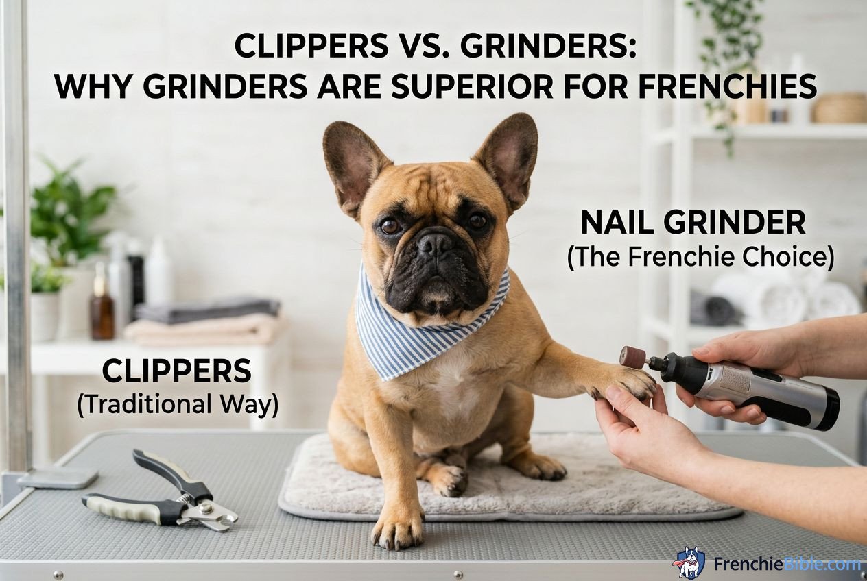 Clippers vs. Grinders: Why Grinders are Superior for Frenchies