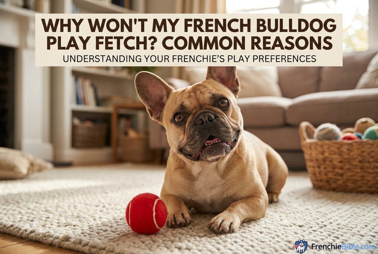 French Bulldog Why Won’t My French Bulldog Play Fetch? Common Reasons