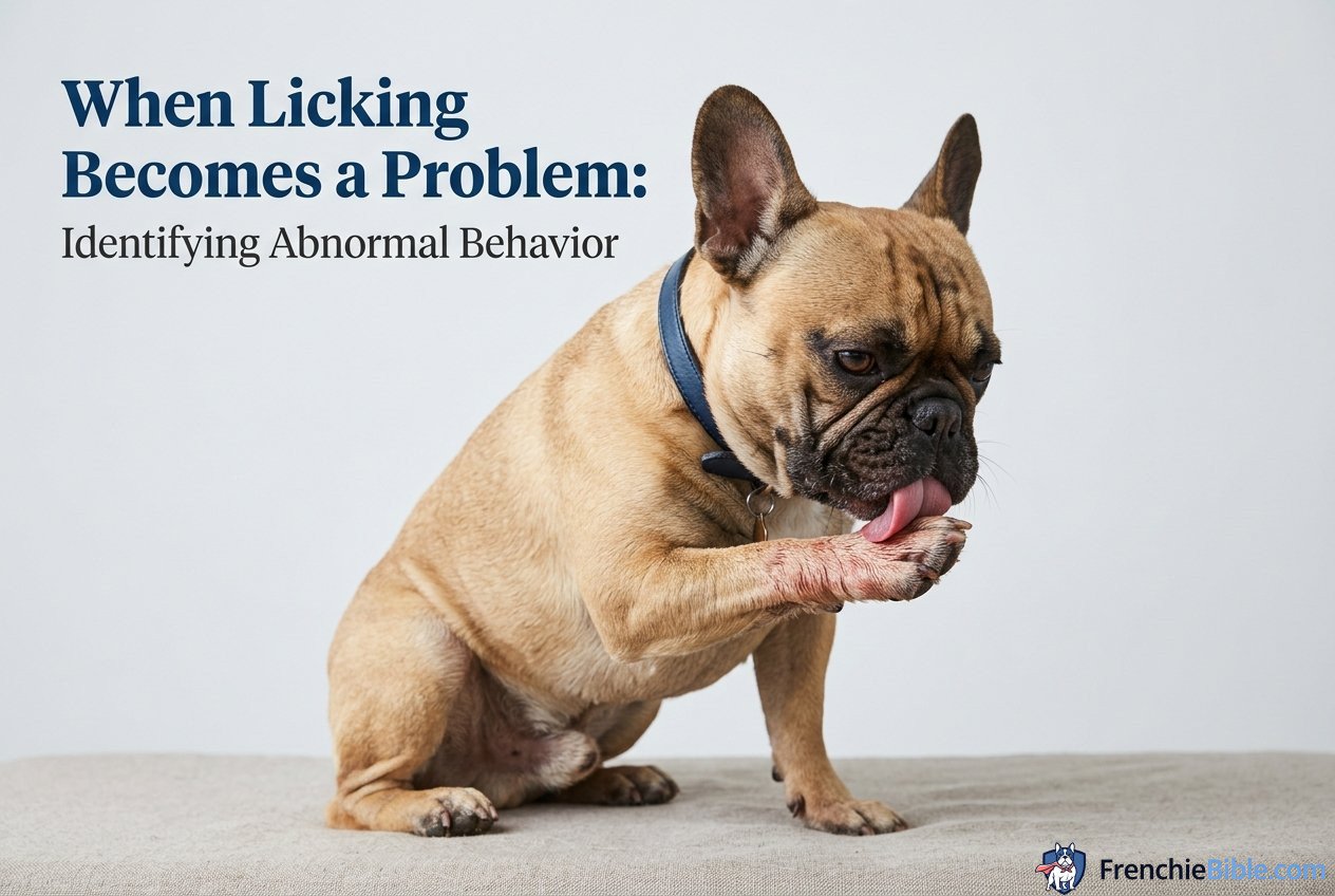 When Licking Becomes a Problem: Identifying Abnormal Behavior