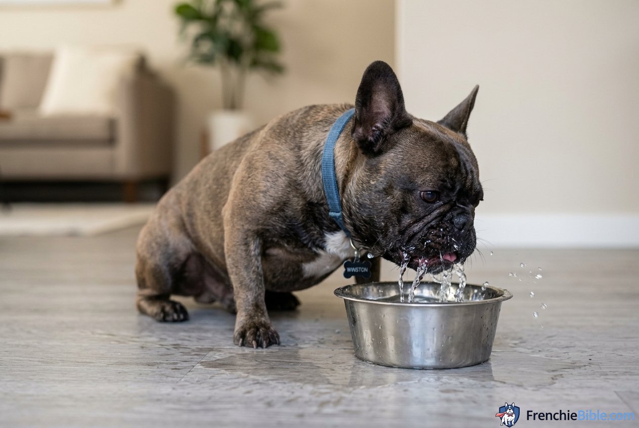 Why Traditional Water Bowls Completely Fail French Bulldogs